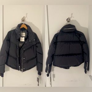 SAM. BLACK PUFFER JACKET - NEVER WORN